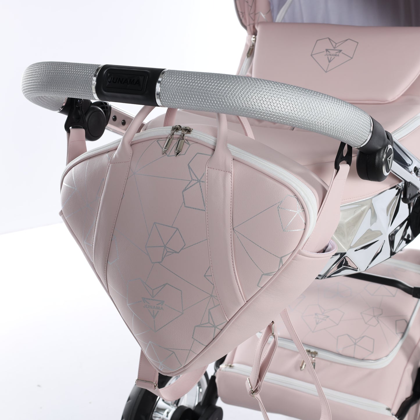 Junama HEART V3, 2 in 1 - Pink + silver