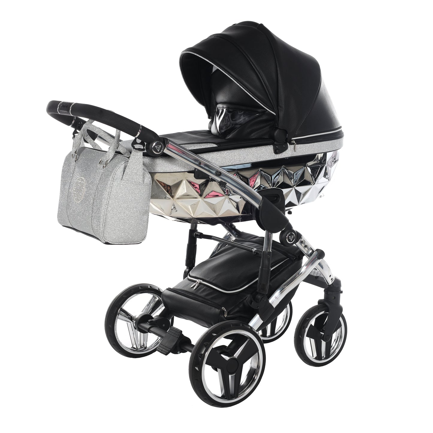 Junama HANDCRAFT GLITTER V3, 2 in 1 - BLACK