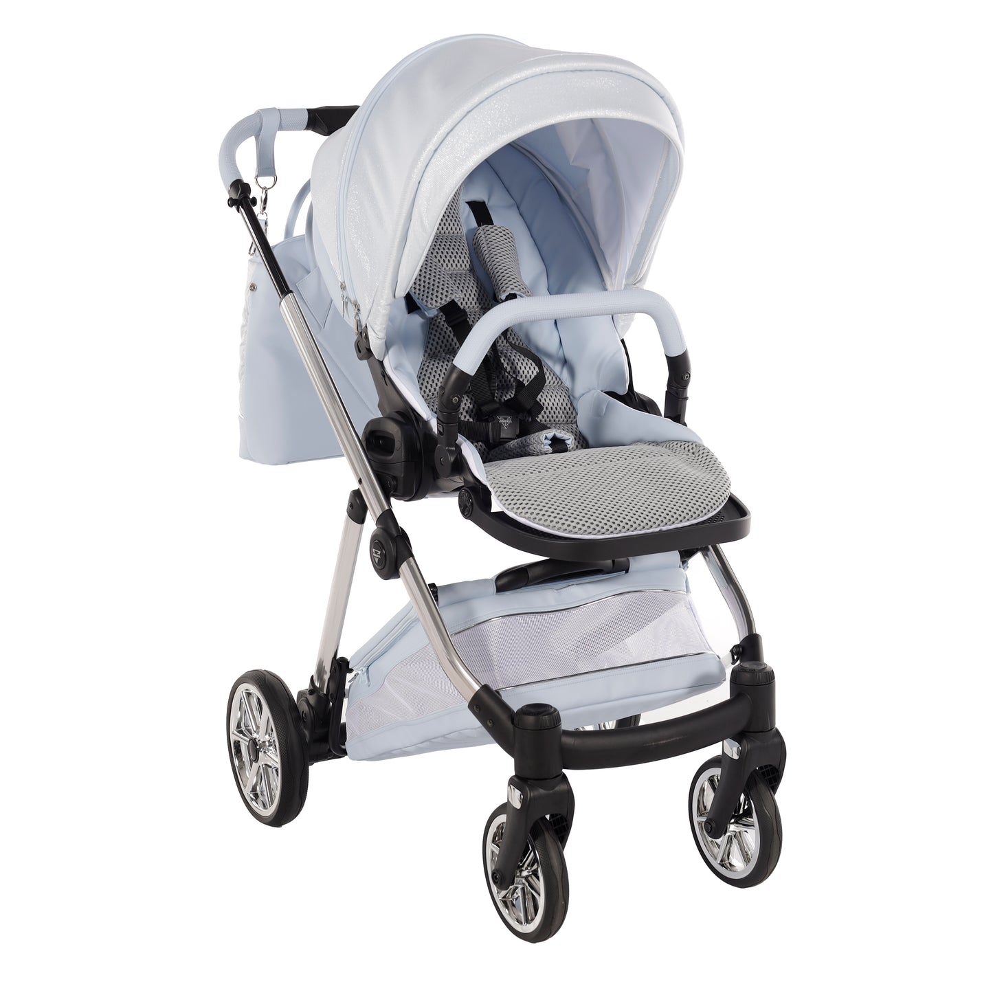 Junama Ellegante LAME, 2 in 1 LIGHT BLUE