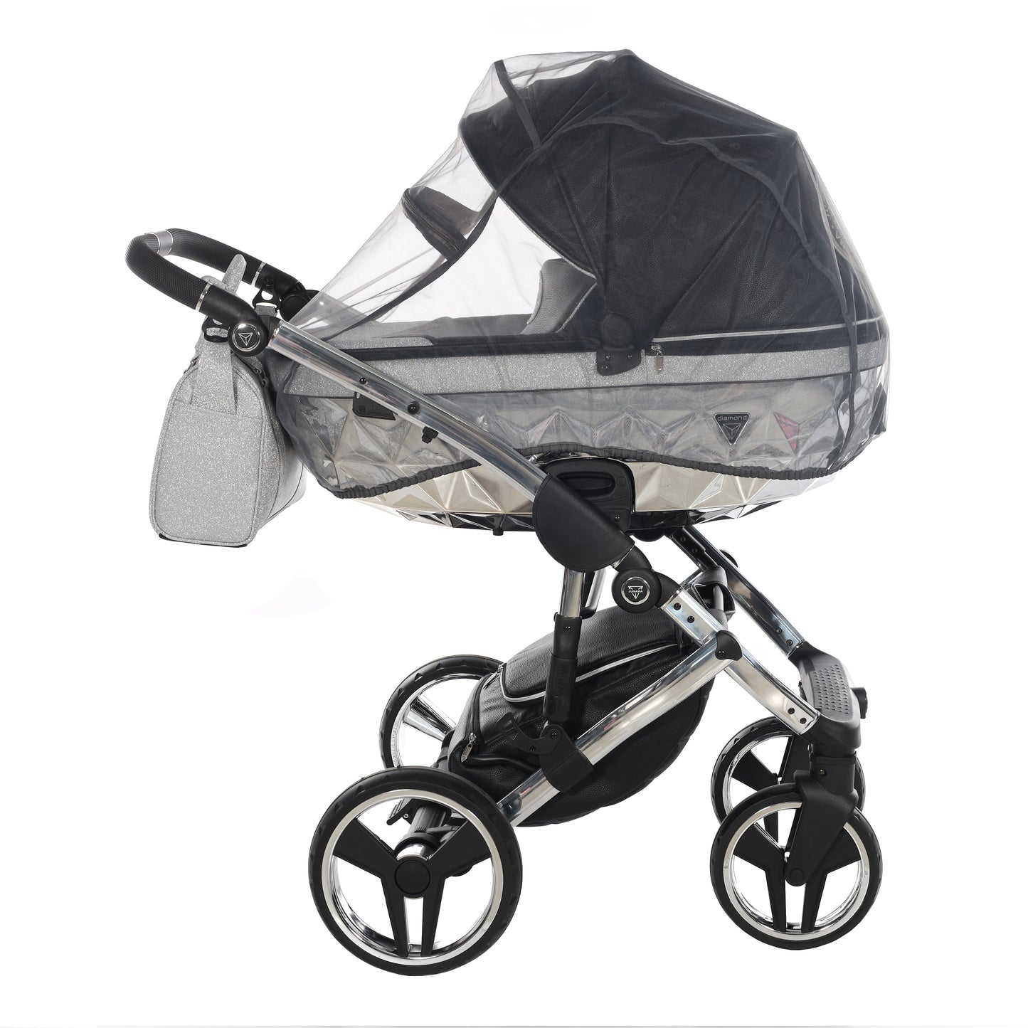 Junama HANDCRAFT GLITTER V3, 2 in 1 - BLACK