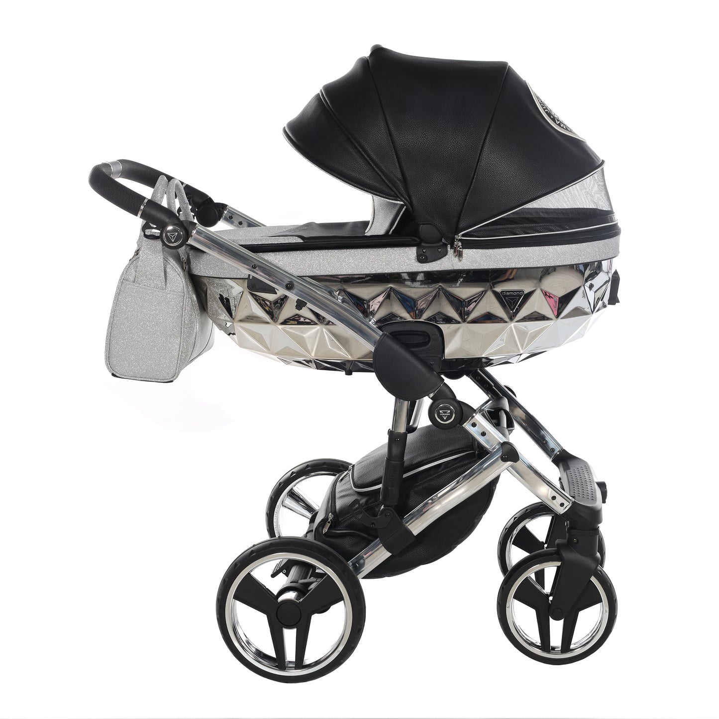 Junama HANDCRAFT GLITTER V3, 2 in 1 - BLACK