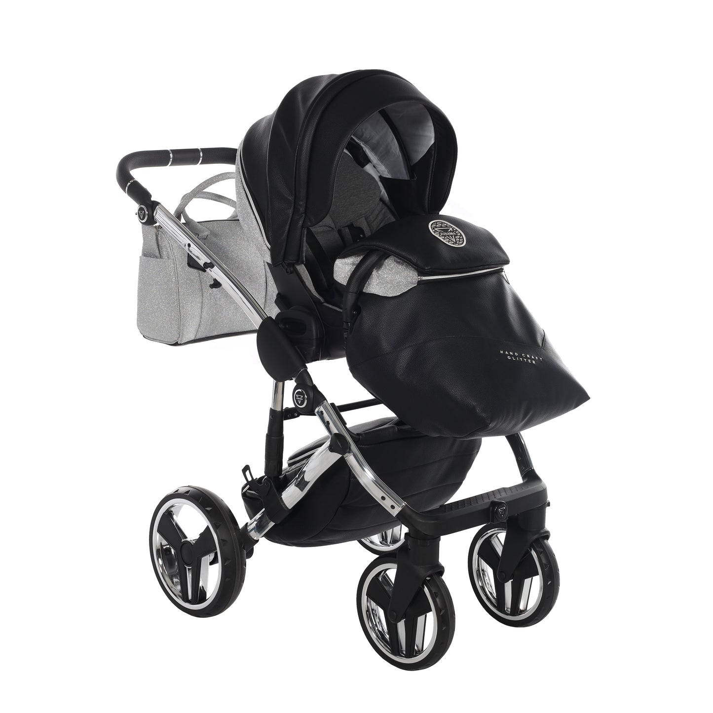 Junama HANDCRAFT GLITTER V3, 2 in 1 - BLACK