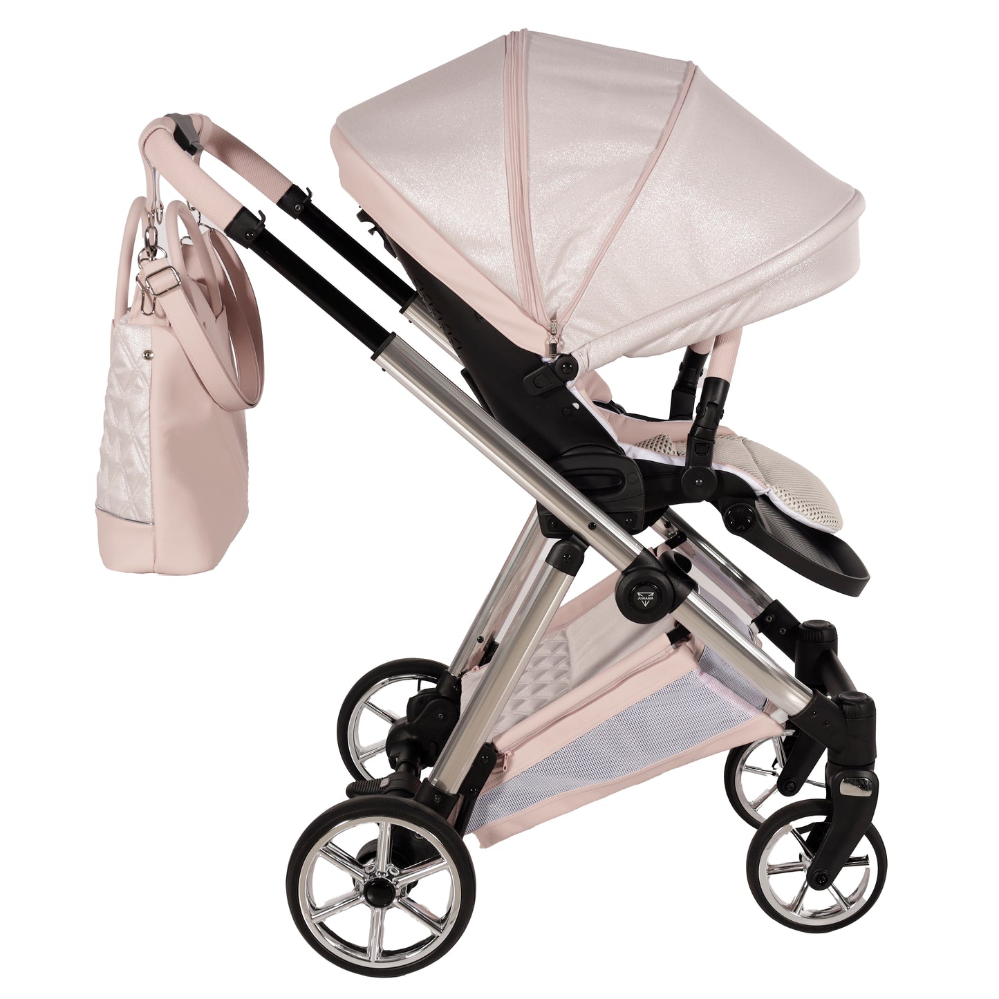 Junama Ellegante LAME, 2 in 1 PINK