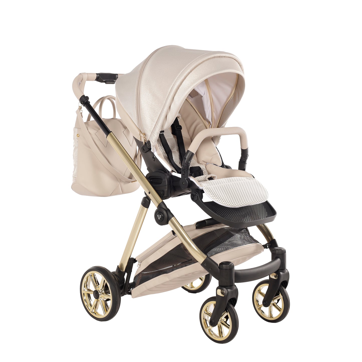 Junama Ellegante LAME, 2 in 1 BEIGE