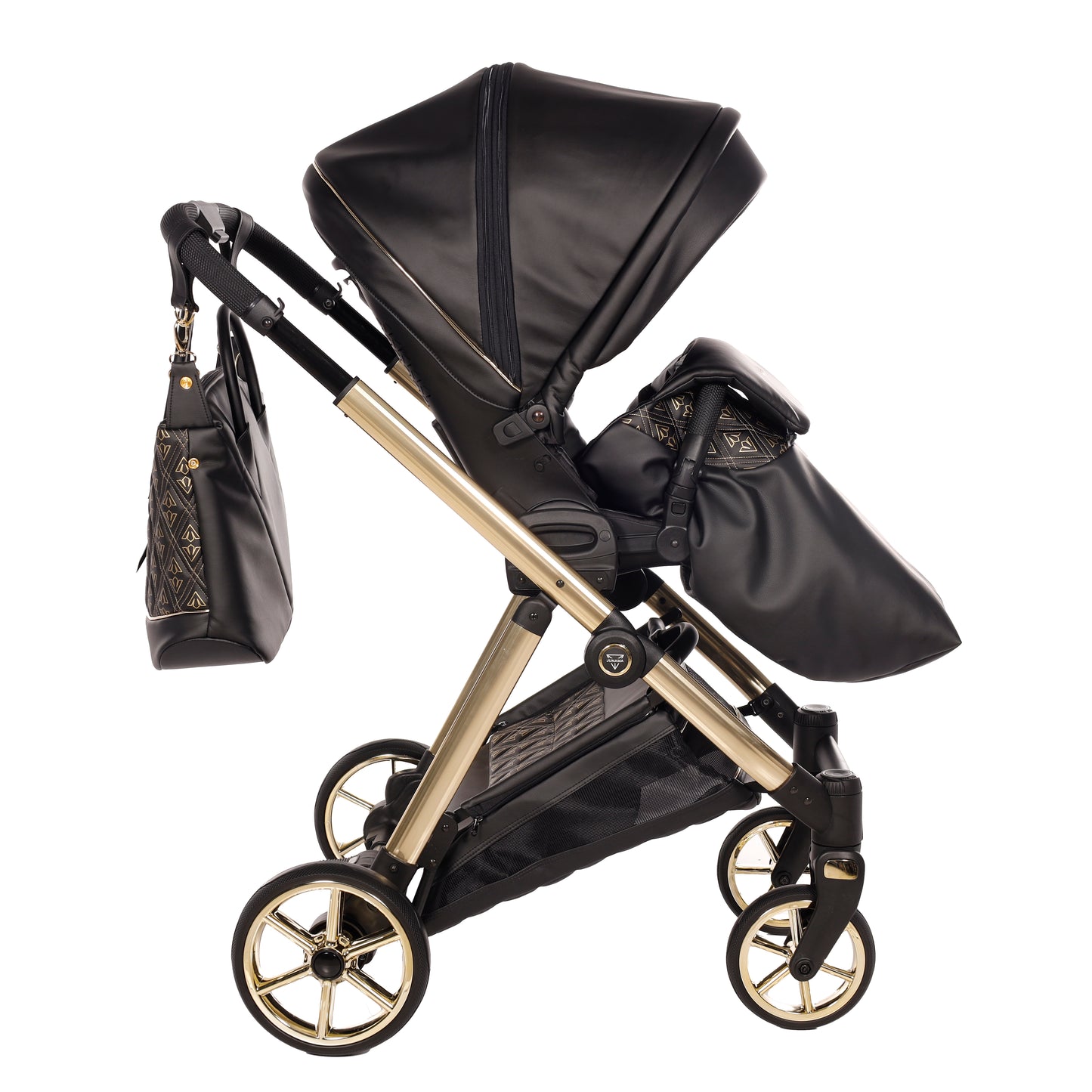 Junama Ellegante ART DECO, 2 in 1 BLACK